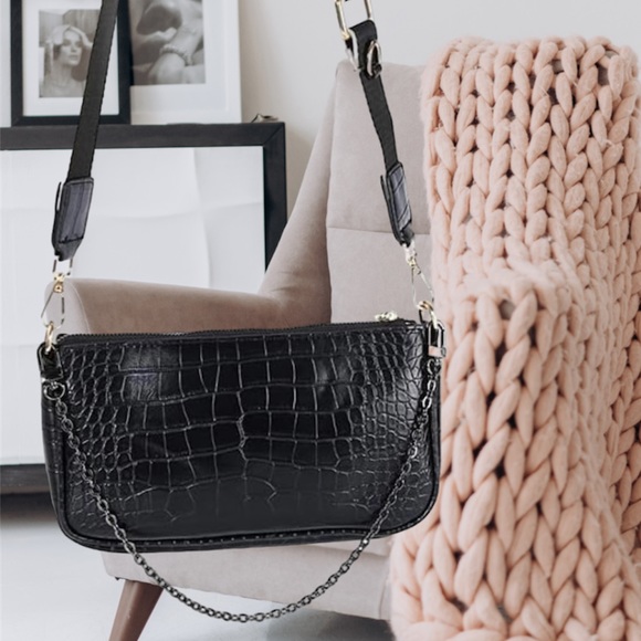 Shoulder Oval Chain Strap Replacement Black - Picture 5 of 5